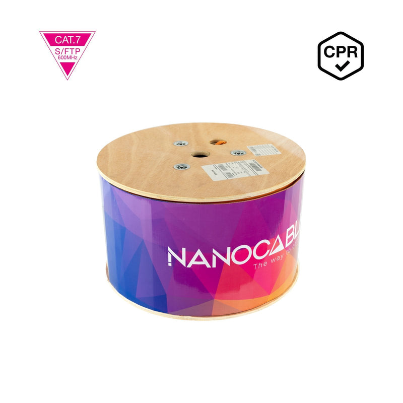 Nanocable Cable Network CAT.7 600MHZ Lszh SFTP Pimf AWG23 305M - Orange