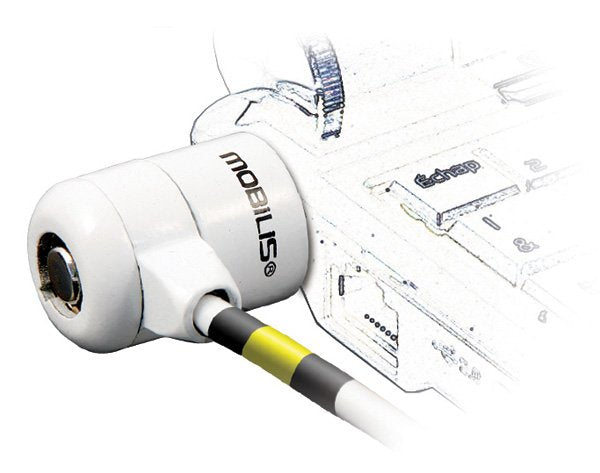 Mobilis Corporate Key Cable Antirrobo White 1,8M