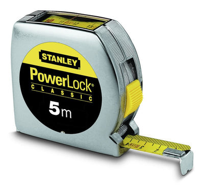 Stanley Tape Métrica 0-33-932 5M Steel Inoxidable Silver/Yellow — image 1