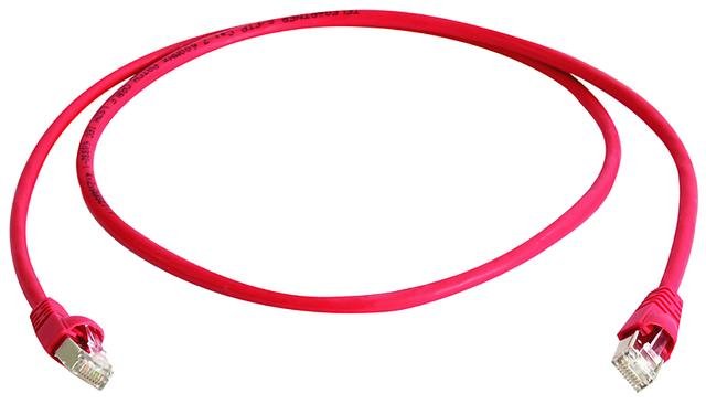 Telegärtner Network Cable SFTP CAT.6A Red 0,25M