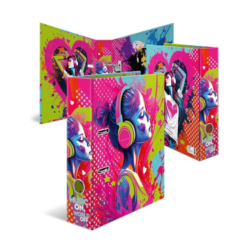 Herma Ring Binder A4 Cartón Music Girl