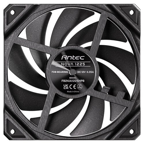 Antec Kit 3 Fans PC Auxiliar Nova 120 Black Pack 3/ 120 X 120 X 25MM/ 400 ~ 3200 Rpm
