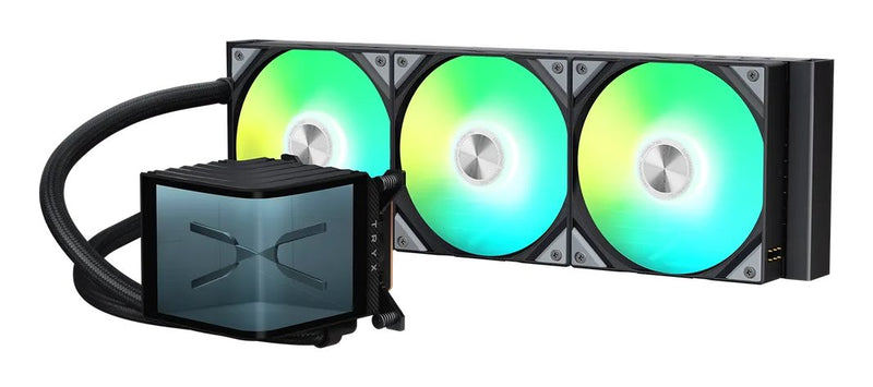 Tryx K Panorama 360 ARGB Aio Refrigeración Líquida, 3D-AMOLED-DISPLAY - 360MM, Black