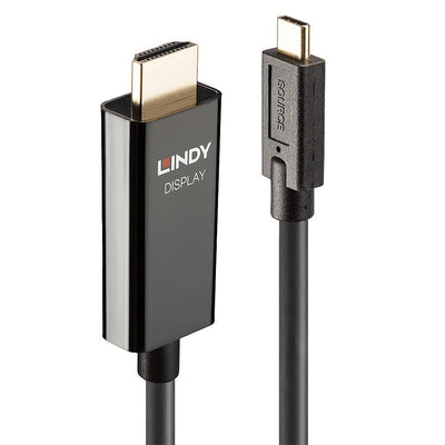 Lindy 43315 Adapter Cable Vídeo 5M USB Type-c HDMI Type a Standard Black — image 1