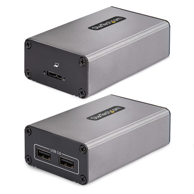 StarTech.com 2-PORT USB 3.0 Extender Over OM3 Multimode Fiber, Lc/Lc, 2X 5Gbps USB-A Hub, 350M (1150FT) Range, — image 1