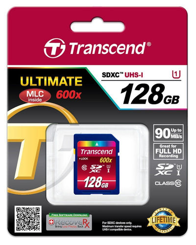 Transcend TS128GSDXC10U1 Memory Flash 128GB Sdxc Clase 10 Uhs — image 1