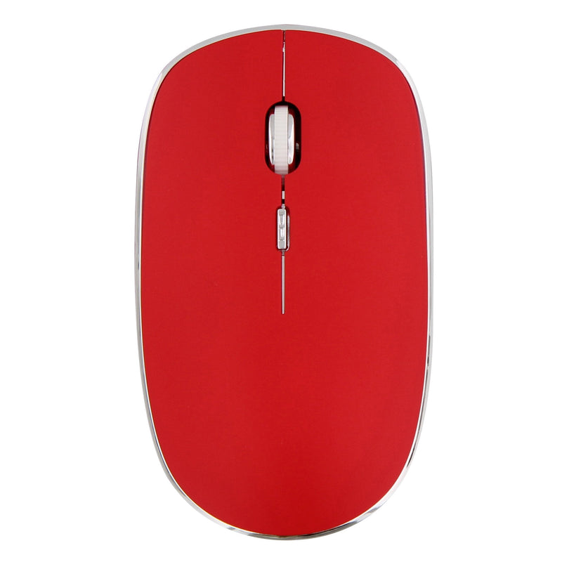 Tnb Rubby - Mouse Óptico Quiet Wireless 1600 Ppp - Red/Silver
