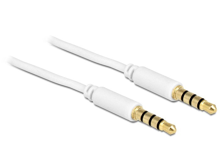 Delock Cable Stereo 3.5MM 4 Pin Plug 1M