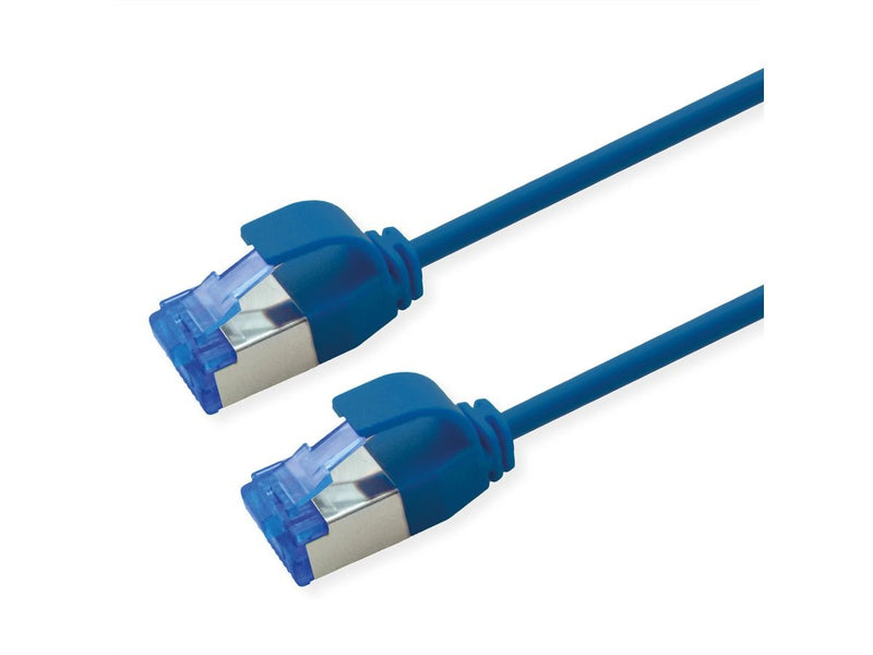 Roline Network Cable CAT.6A (class Ea) S FTP (pimf), Lsoh, PoE, Blue 1M