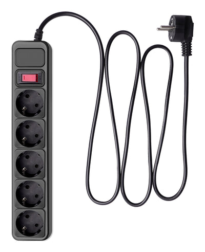 Akyga Protector Contra Sobretensiones AK-SP-06A 5 Sockets 1,8M — image 1