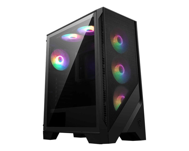 MSI PC Case Mag Forge 120A Airflow Midi Tower Black Transparent