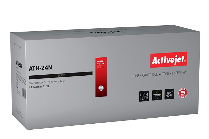 Activejet Toner ATH-24N (reemplazo HP 24A Q2624A - Supreme - 3,000 Páginas - Black