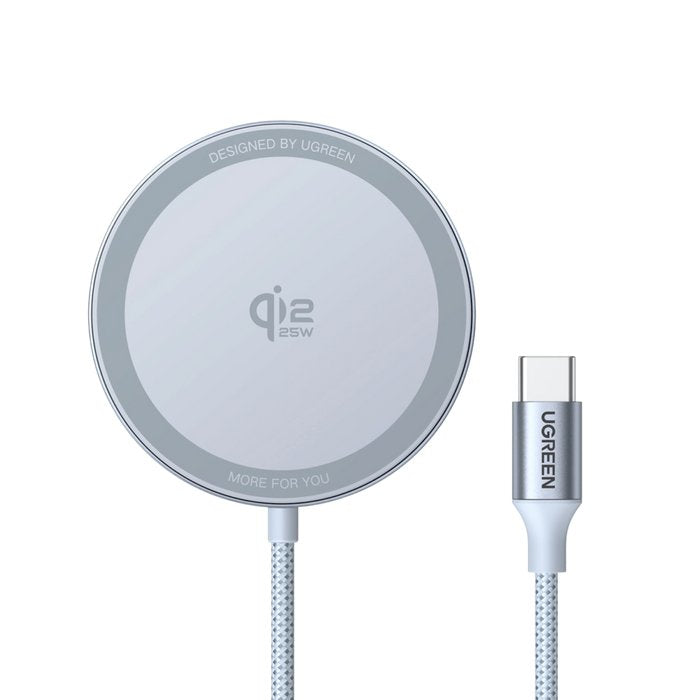 UGREEN Charger Wireless Magflow Smartphone Grey USB Auto
