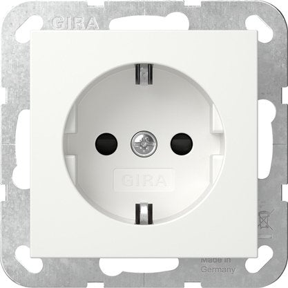Gira 445303 Schuko Units Sh System 55 White Puro