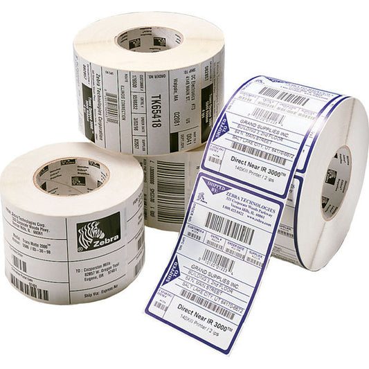 Zebra Printer Labels Zebra 3006319 White