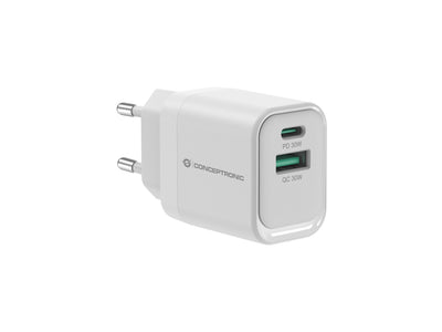 Conceptronic Wall Charger Quick Charge 3.0 Pd Pps 1PUERTO USB-C 1 Port USB-A Althea 33W — image 1