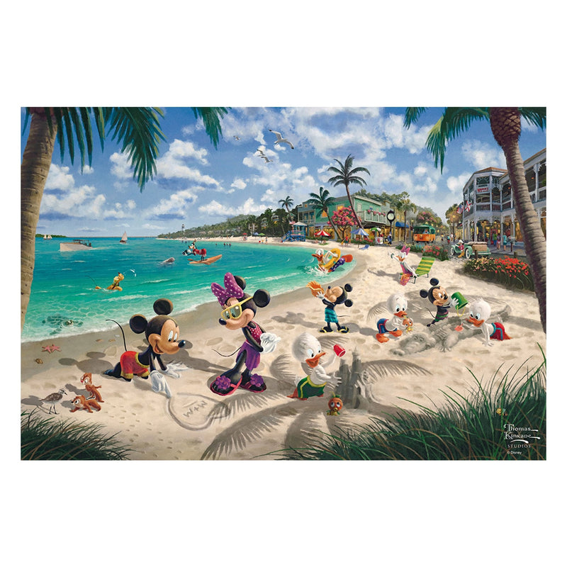 Schmidt Spiele Thomas Kinkade Studios: Disney - Mickey And Minnie Florida, Rompecabezas 200 Pieces 56559