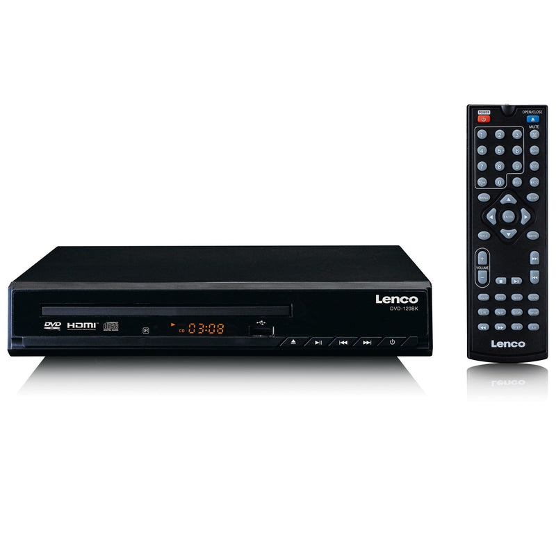 Lenco DVD-120 Dvd-player HDMI/USB Black