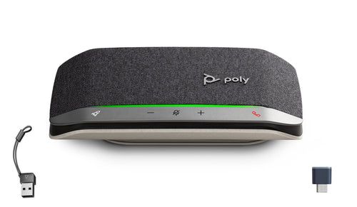 Poly HP Sync 20 + Speakerphone USB-C/a Adapter Speaker PC Black — image 1