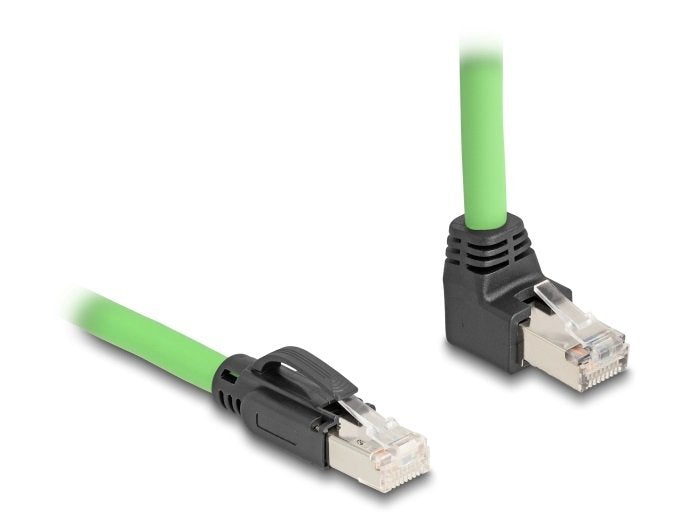 Delock RJ45 Network Cable CAT.6A Male a Male Oben Angular