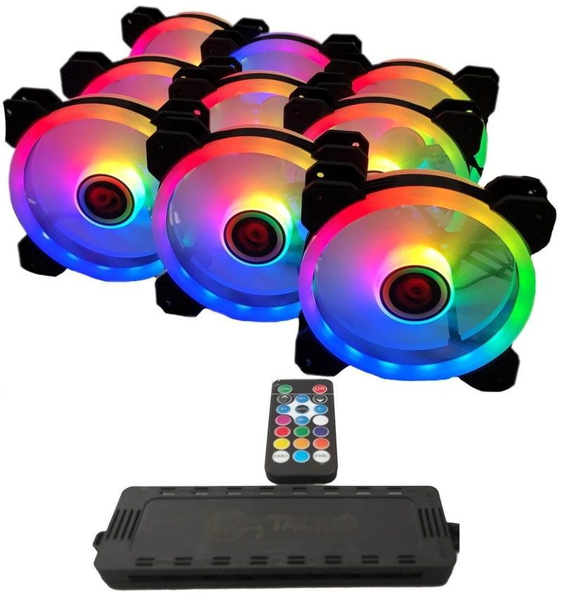 Talius Iris Spectrum ARGB/Cronos Pack 9 Fans 120MM + Centralita. Colour Black