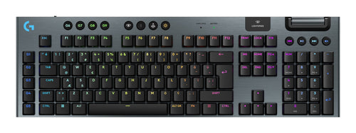 Logitech G G915 X Lightspeed Keyboard Set USB + RF Wireless + Bluetooth QWERTY Internacional Ee.uu. Black — image 1