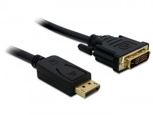 Delock Cable DisplayPort DVI 24 + 1M/M 1M