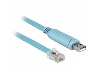 Delock Adapter USB 2.0 Typ-a Male 1 X Seriell RS-232 RJ45 Male 3,0M Bla — image 1