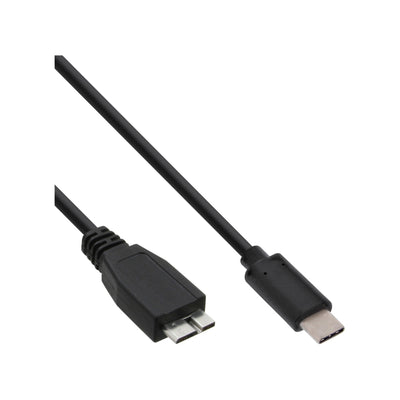 Inline Cable USB 3.1, Type-c Male a Micro-b Male Black 0,5M — image 1