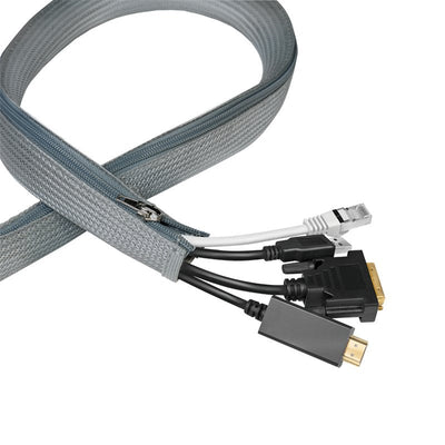 Logilink KAB0071 Case Cable With Zip Poliester Ø 30MM Grey 1M — image 1