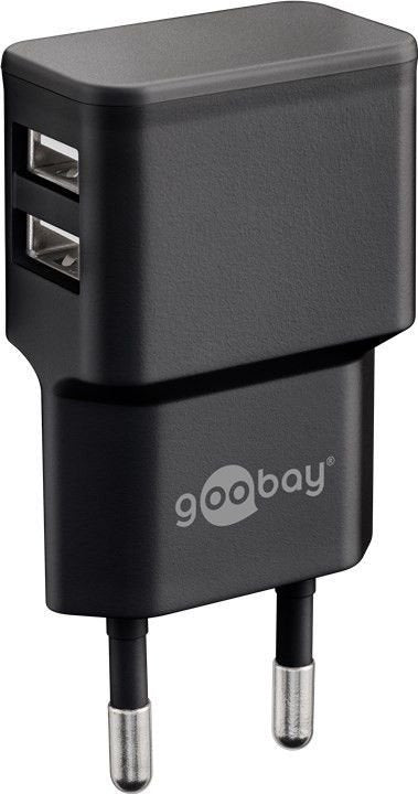Charger USB a 2-FACH Black USB Steckernetzteil, 2,4A, 12W — image 1