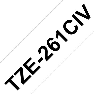 Brother Tape Laminated White/ Black 36MM ( Without Blister) — image 1