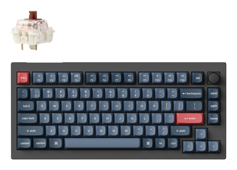 Keychron Keyboard Mecánico V1 Max. 75% Wireless Gateron Jupit