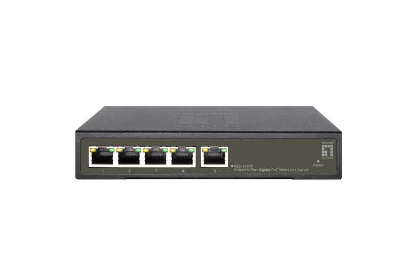 Levelone Switch 5X Ge GES-2105P 60W 4XPOE +