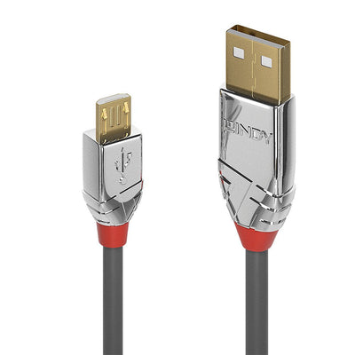 Lindy USB 2.0 Cable Typ a/Micro-b Cromo Line M/M 2M — image 1