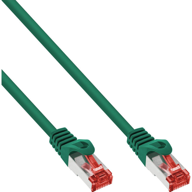 Inline Network Cable S/FTP Pimf CAT.6 250MHZ Pvc Cobre Green 1M
