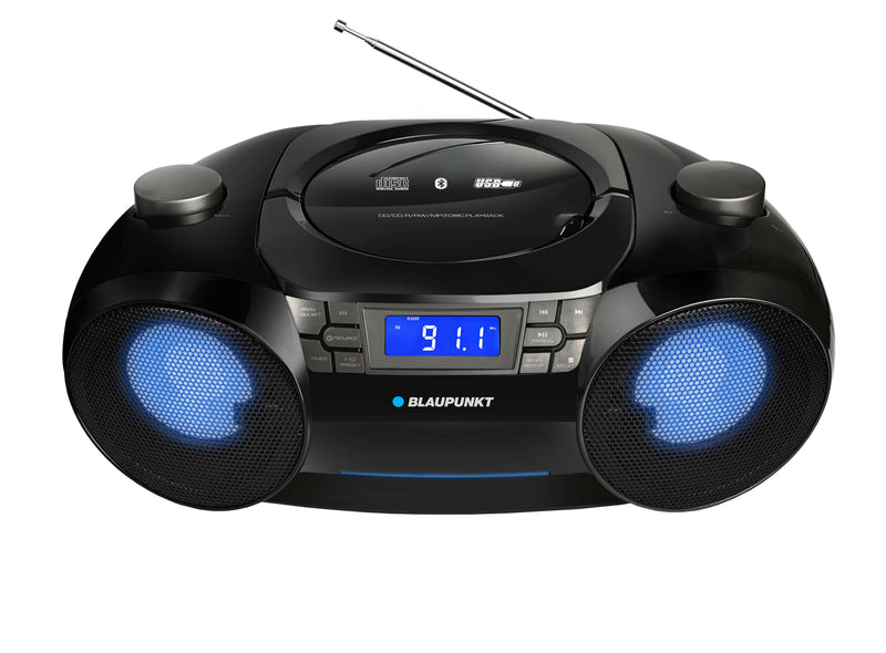 Blaupunkt BB31LED Digital 6W Fm Black Grey Playback MP3