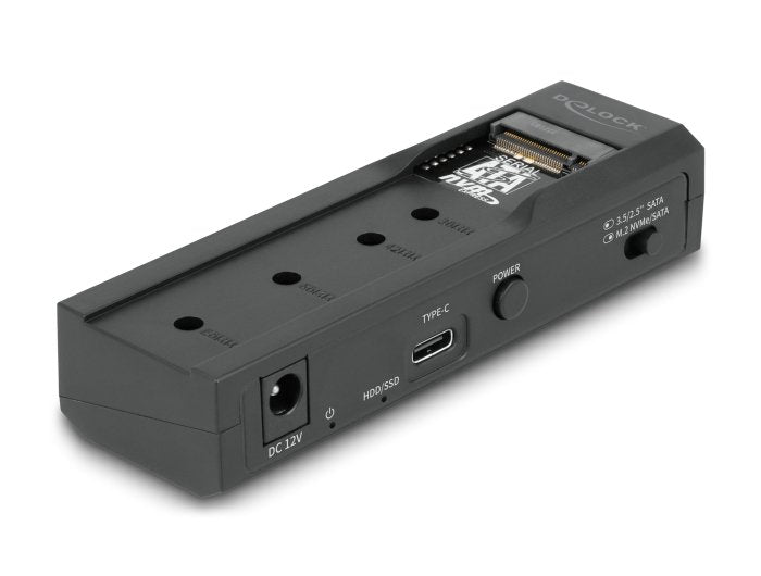 Delock 64253 Convertidor USB Type-c™ 1 X SSD M.2 Or 1 X SATA SSD / HDD