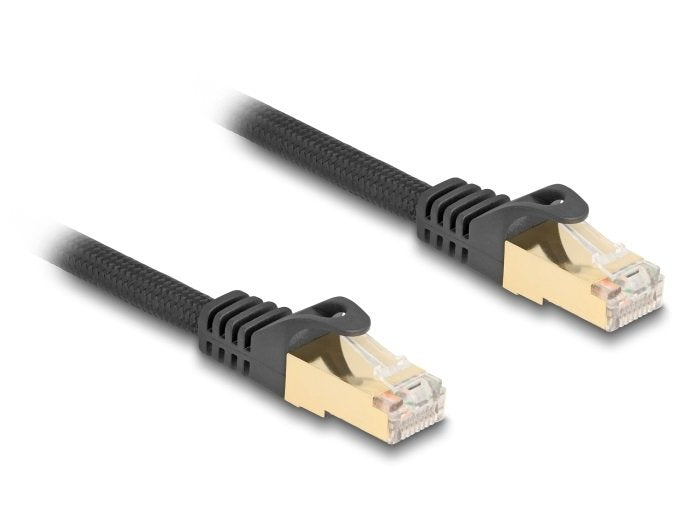 Delock 80321 RJ45 Network Cable Trenzado CAT.6A S/FTP 3M Black