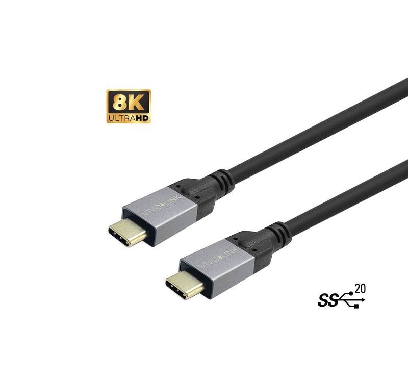 Vivolink PROUSBCMM2 USB Cable 2M USB 3.2 Gen 1 [3.1 Gen 1] USB C Black