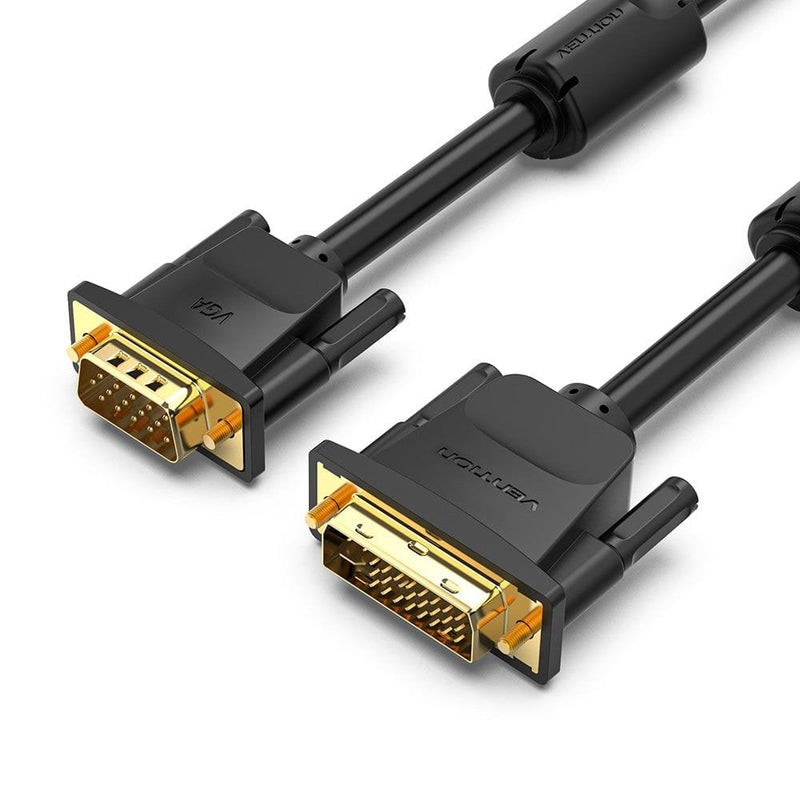 Vention Cable Converter Eacbh DVI-d Male VGA Male 2M Black