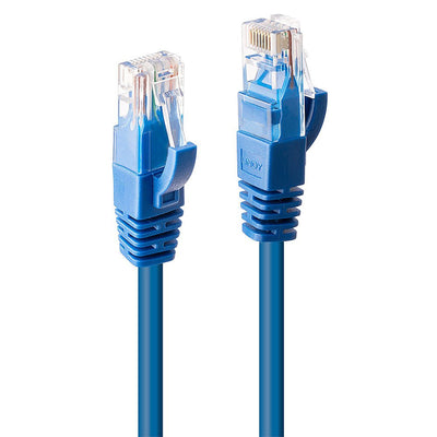 Lindy Network Cable CAT.6 U/UTP Blue 0.50M — image 1