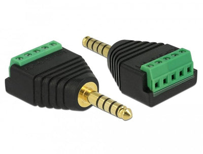 Delock Adapter Connector Jack Male 4,4MM a Terminalblock 5 Pin — image 1
