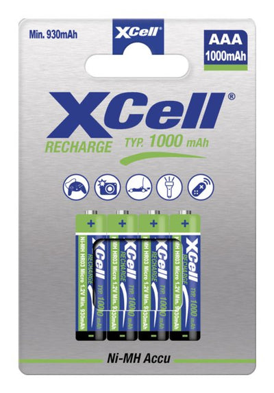 Xcell Battery 117313 Doméstica Battery Rechargeable Aaa Níquel-metal Hidruro (nimh) — image 1