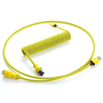 Cablemod Pro Coiled Keyboard USB Cable -c a USB Type a, Dominator Yellow - 150CM — image 1