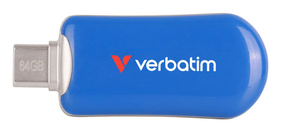 Verbatim Plectra Blue 64GB USB-C Flash Drive 30232 — image 1