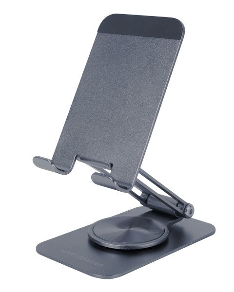 Mars Gaming Stand Desktop Smartphone Rotating Black Foldable/ Estructura Aluminium/ Rotación 360º/ Ajuste 180º