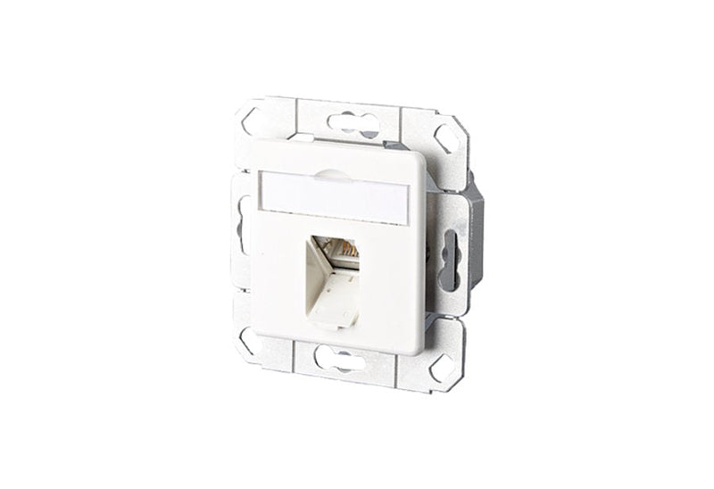 Socket Connection E-dat C6 8(8) Upk CAT.6, Lsa, White Puro