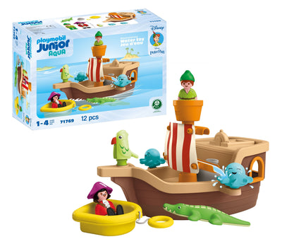 Playmobil 71769 Junior & Disney: Barco Pirata Peter Pan With Divertido Chapoteo Water Toy Construcción 71769 — image 1