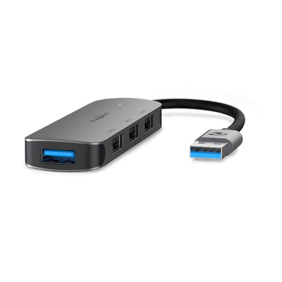 Nedis CCGB61210GY01 Hub Interfaz USB 3.2 Gen 1 [3.1 Gen 1] Type-a Grey — image 1